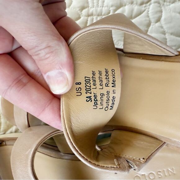 Nisolo Ellie All-Day Clogs Almond Sz 8 - Picture 7 of 7